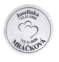 Štítky na úřední urny